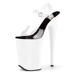 9 Inch Platform Wedge Peep Toe Pole Dance Sandals