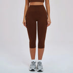 High-Waist Capri Yoga Leggings