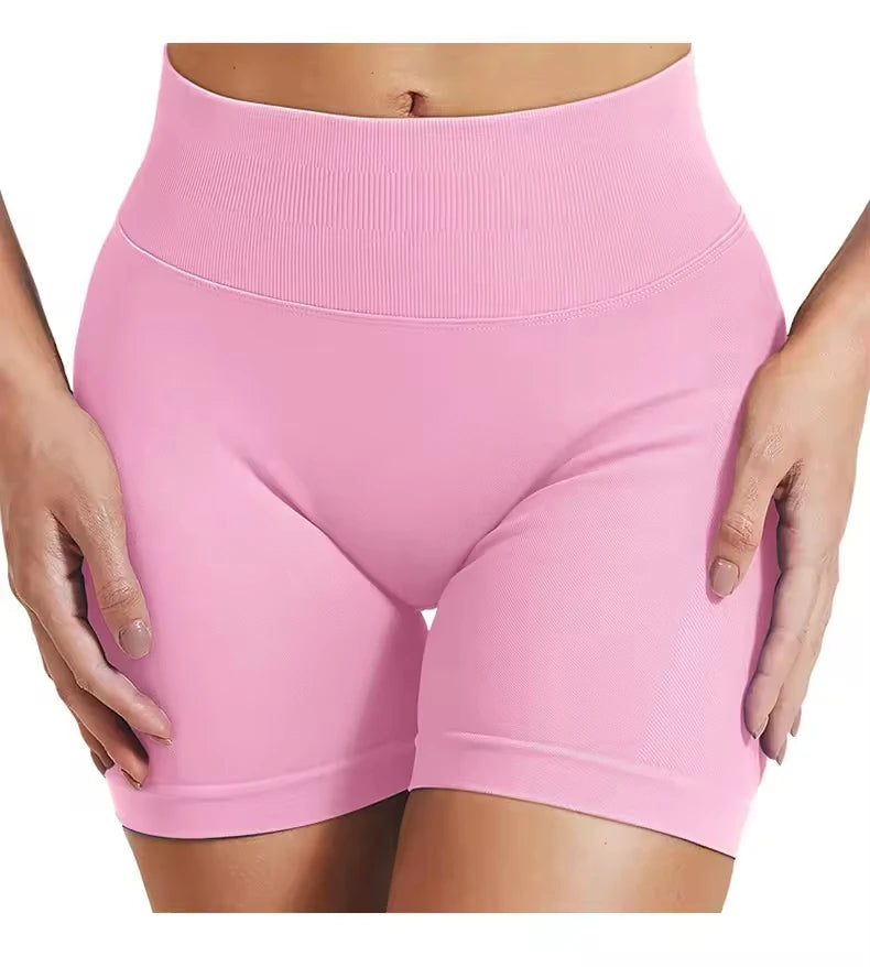Seamless High-Waist Biker Shorts
