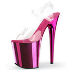 8 Inch Platform Stiletto Open Toe Sandals Pole Dance Heels