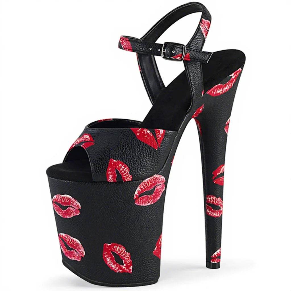 8" Wedge Platform Pole Heels