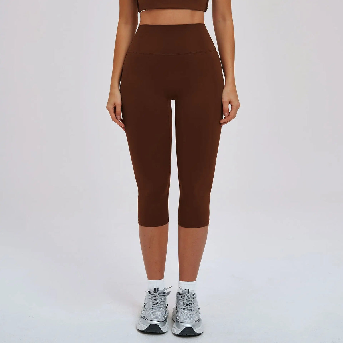 High-Waist Capri Yoga Leggings