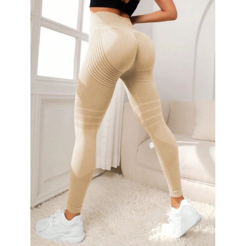 Seamless High-Waist Yoga Leggings