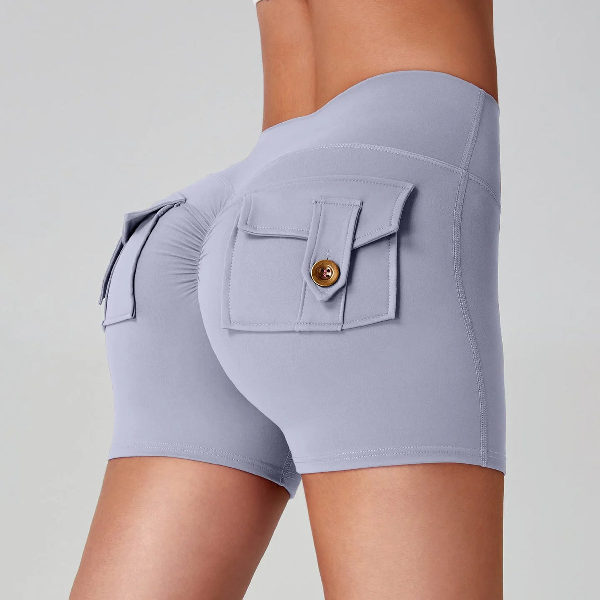 Cargo Pocket Booty Shorts