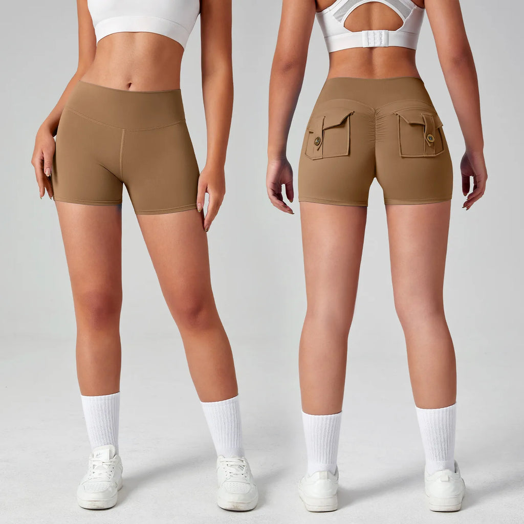 Cargo Pocket Booty Shorts