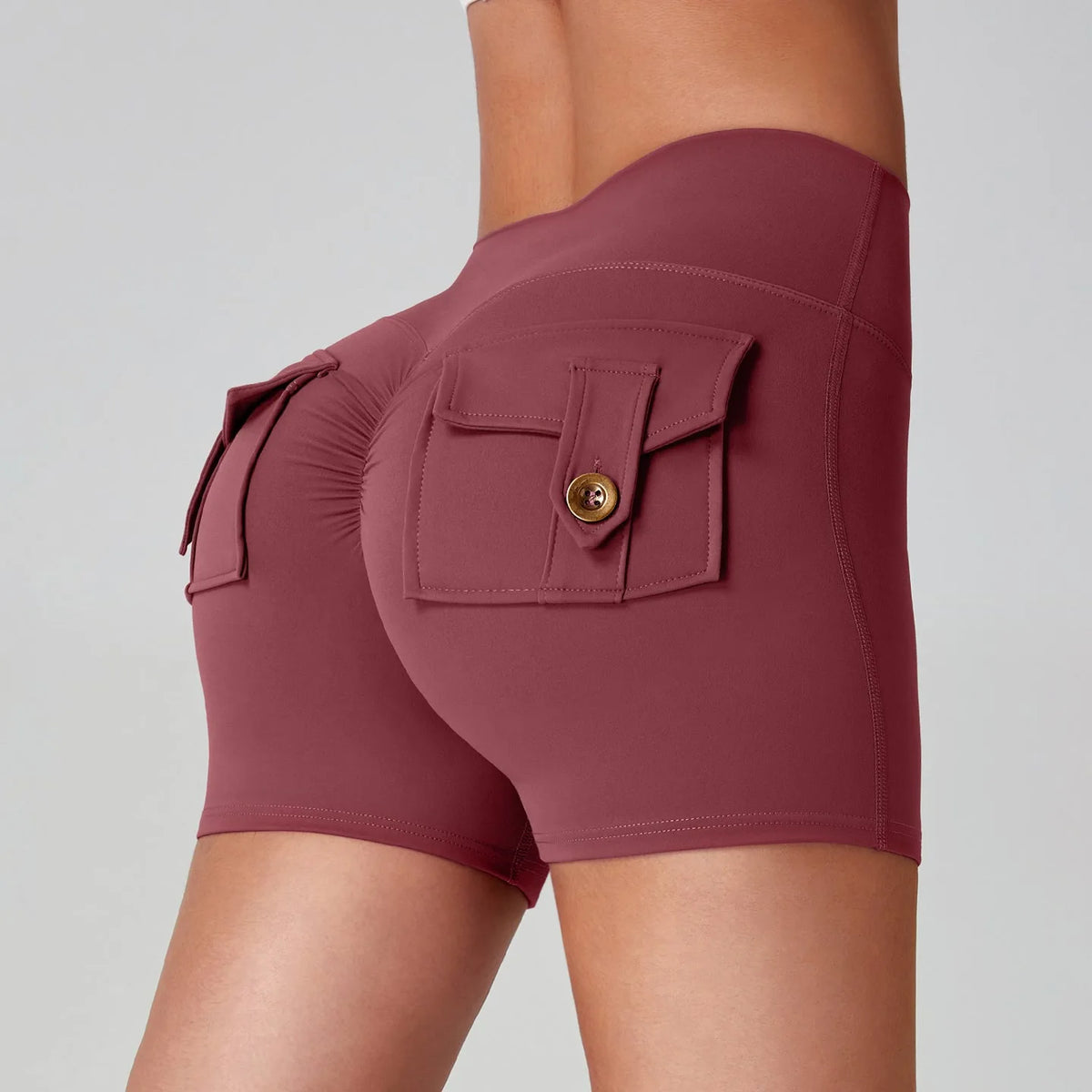 Cargo Pocket Booty Shorts