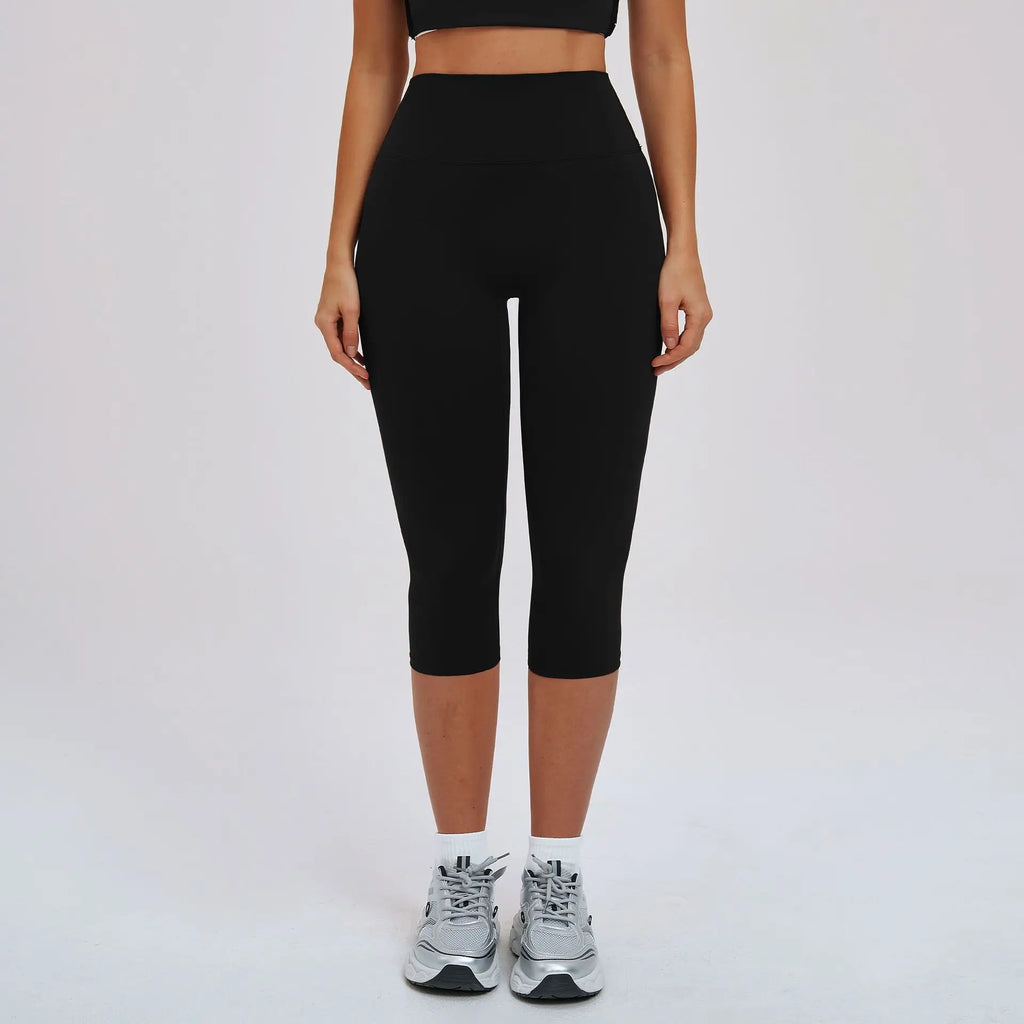 High-Waist Capri Yoga Leggings