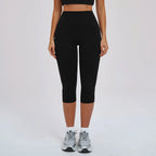 High-Waist Capri Yoga Leggings