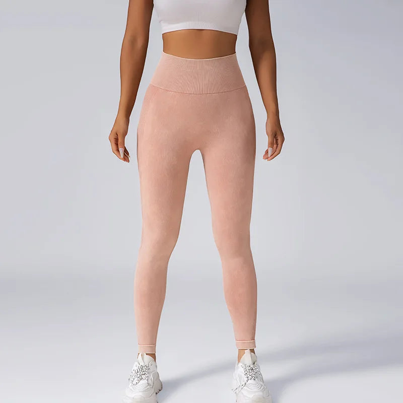 Women's Seamless Frosted Yoga Leggings