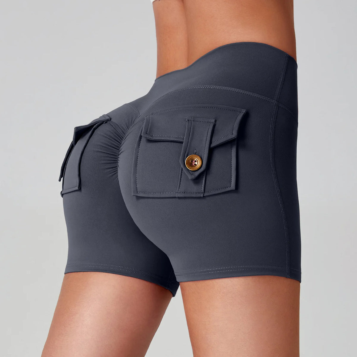Cargo Pocket Booty Shorts