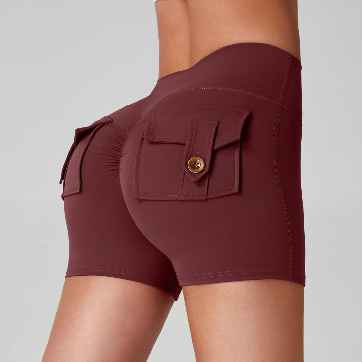 Cargo Pocket Booty Shorts