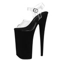 10 Inch Suede Platform Pole Dance Sandals – 10" Heel