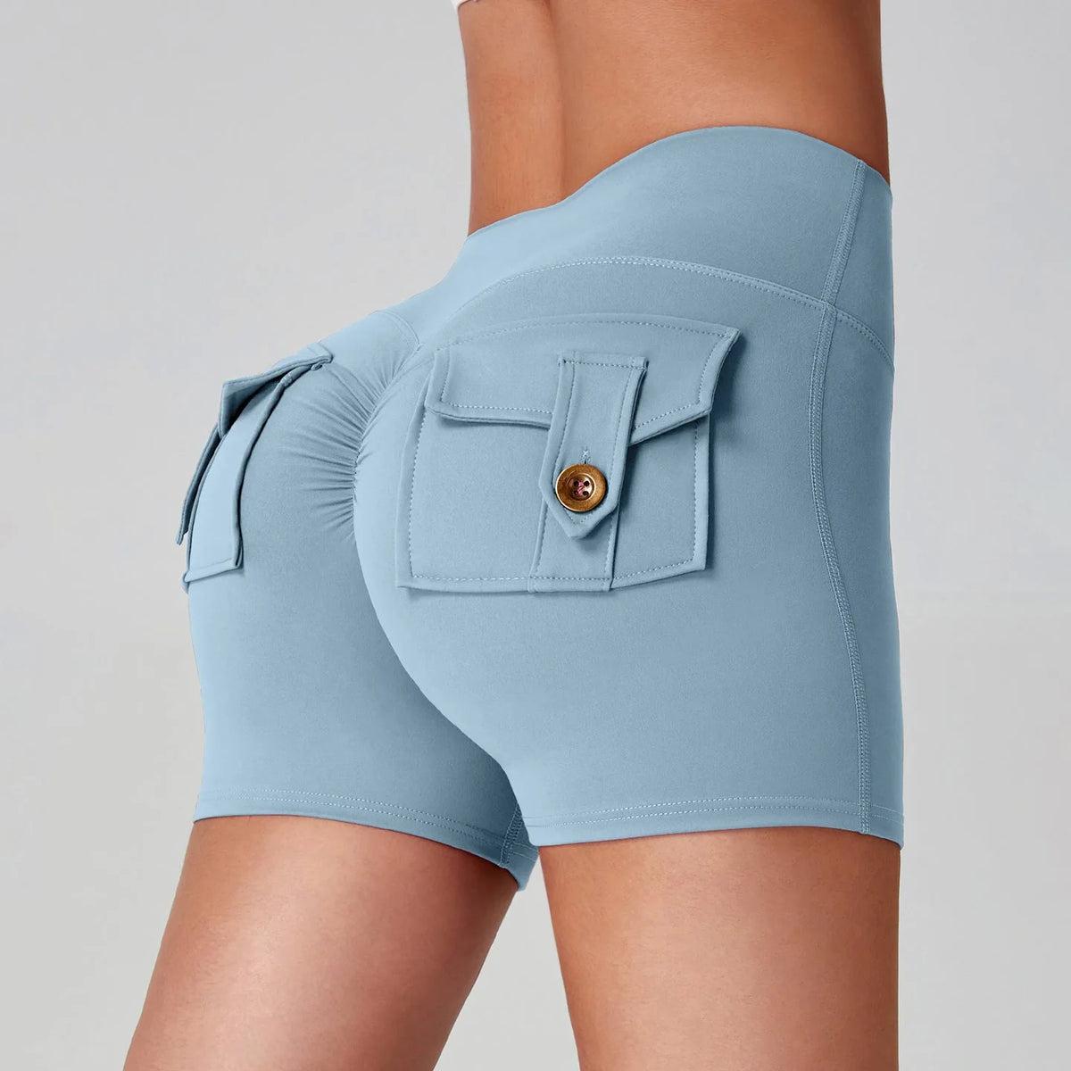 Cargo Pocket Booty Shorts