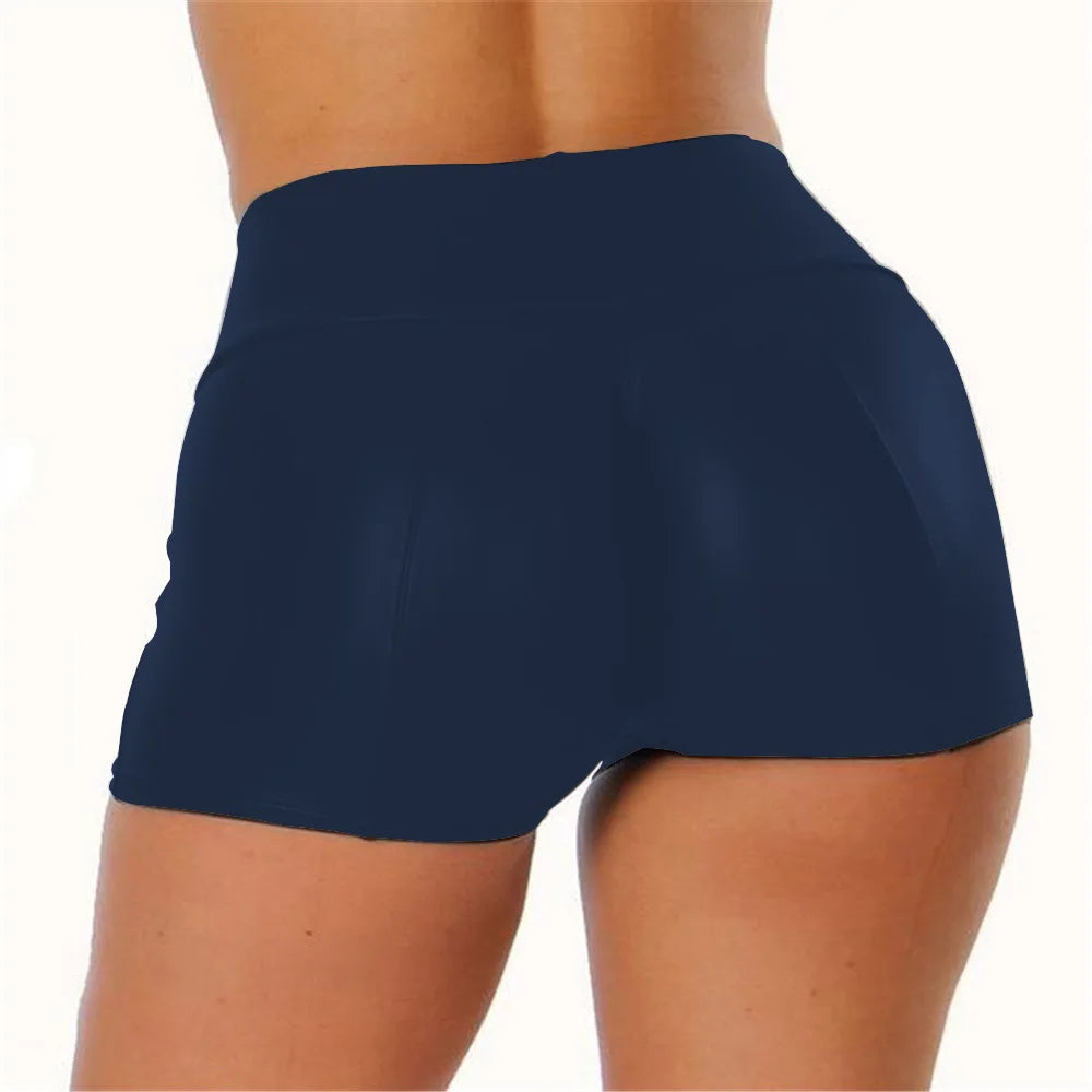 Vegan Leather Pole Dance Shorts
