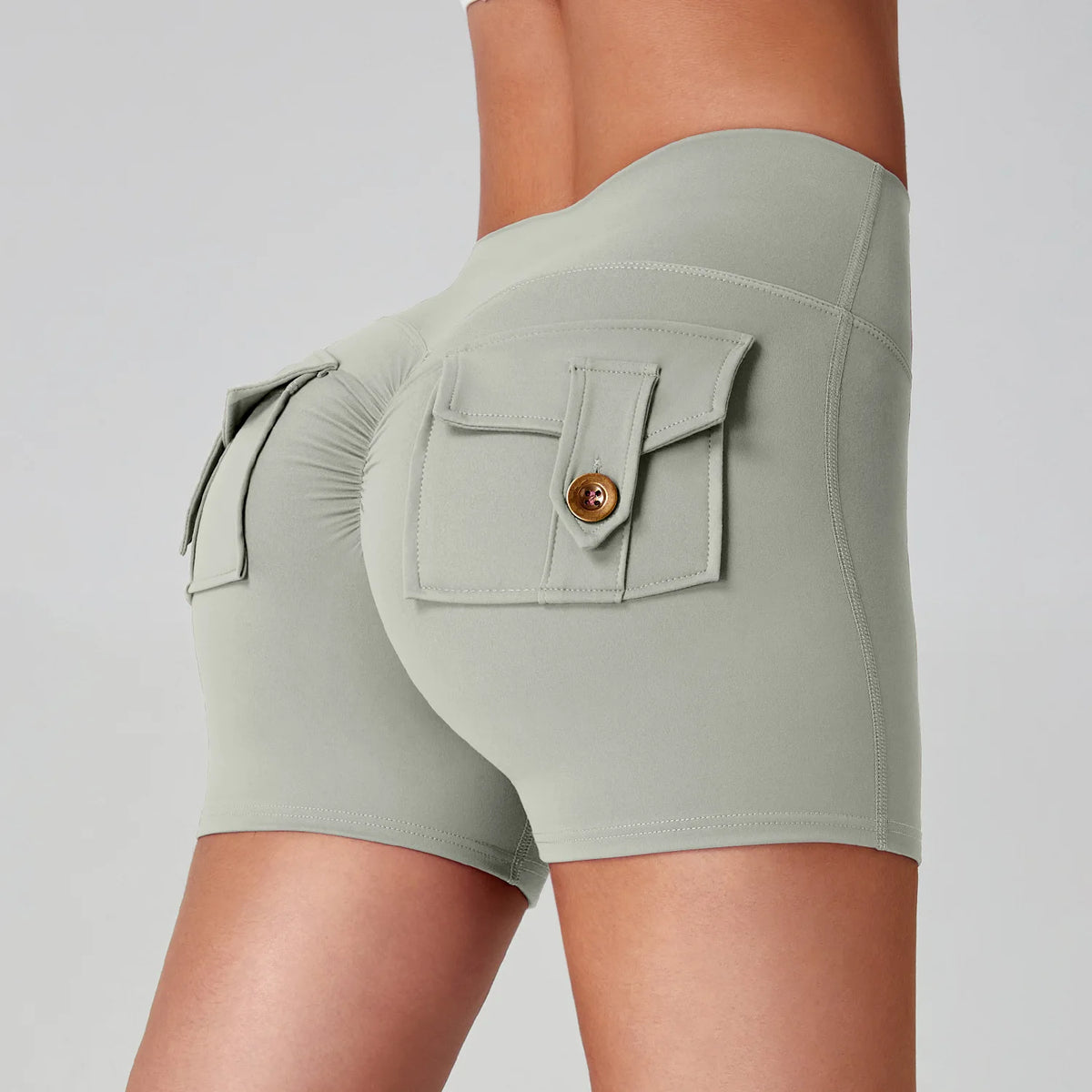 Cargo Pocket Booty Shorts