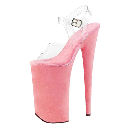 10 Inch Suede Platform Pole Dance Sandals – 10" Heel