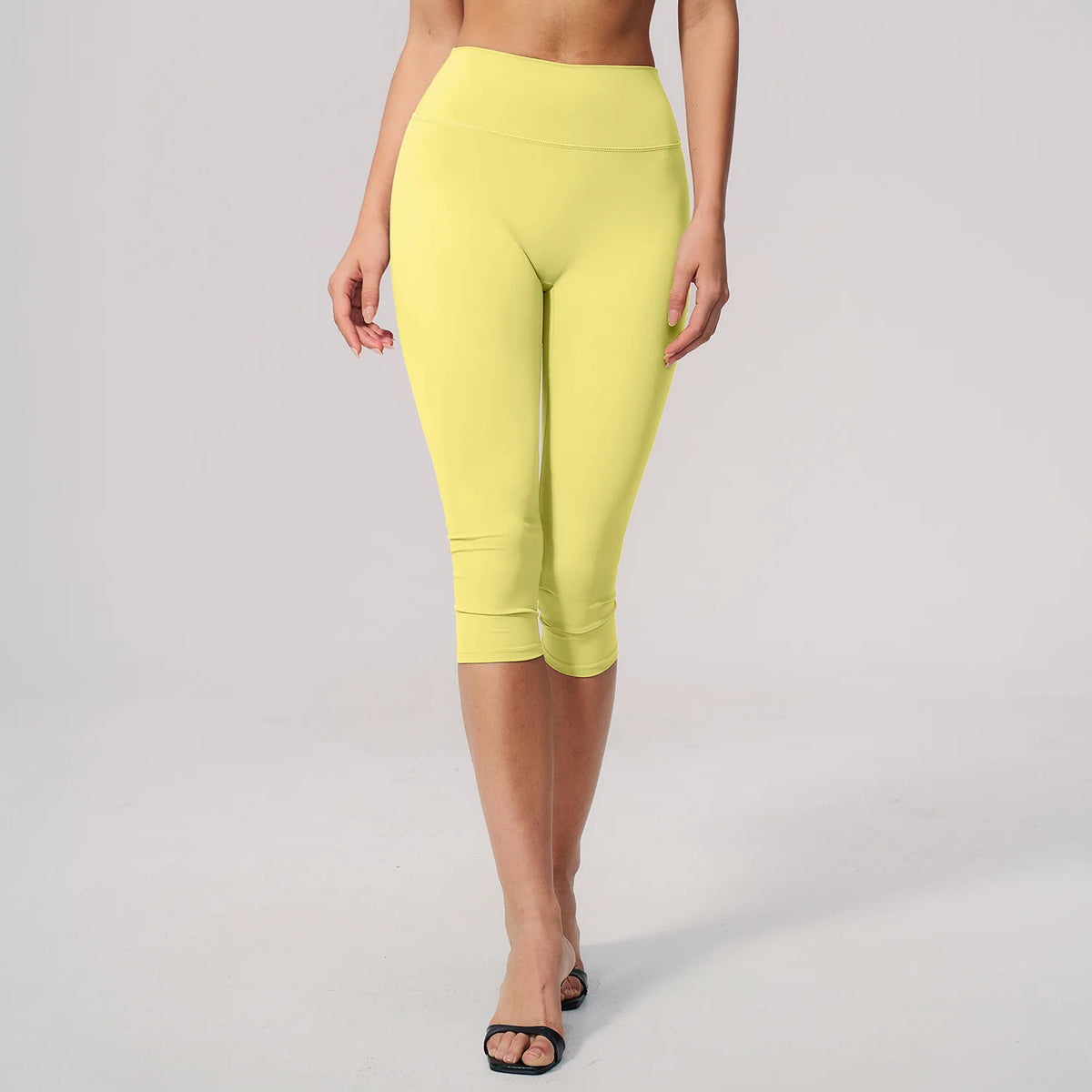 High-Waist Capri Yoga Leggings
