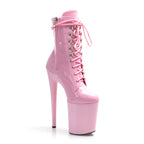 8 Inch Lace-Up Pole Dance Ankle Boots
