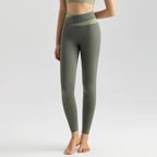 Color-Blocked High-Waisted Butt-Lifting Yoga Leggings