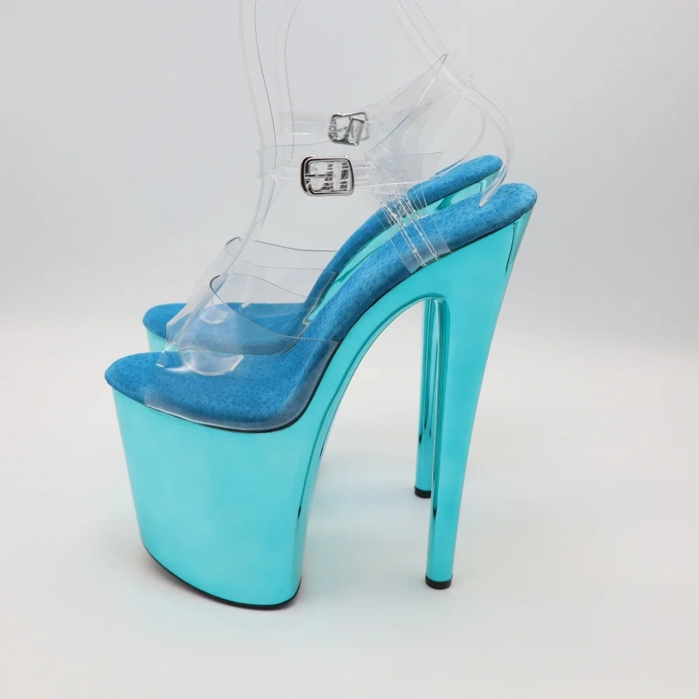 8 Inch Platform Stiletto Open Toe Sandals Pole Dance Heels