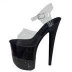 8 Inch Rhinestone Platform Pole Dance Heels