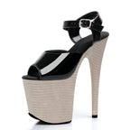 8" Platform Stiletto Sandals