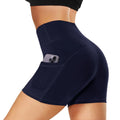 High Waist Butt Lift Biker Shorts with Pockets