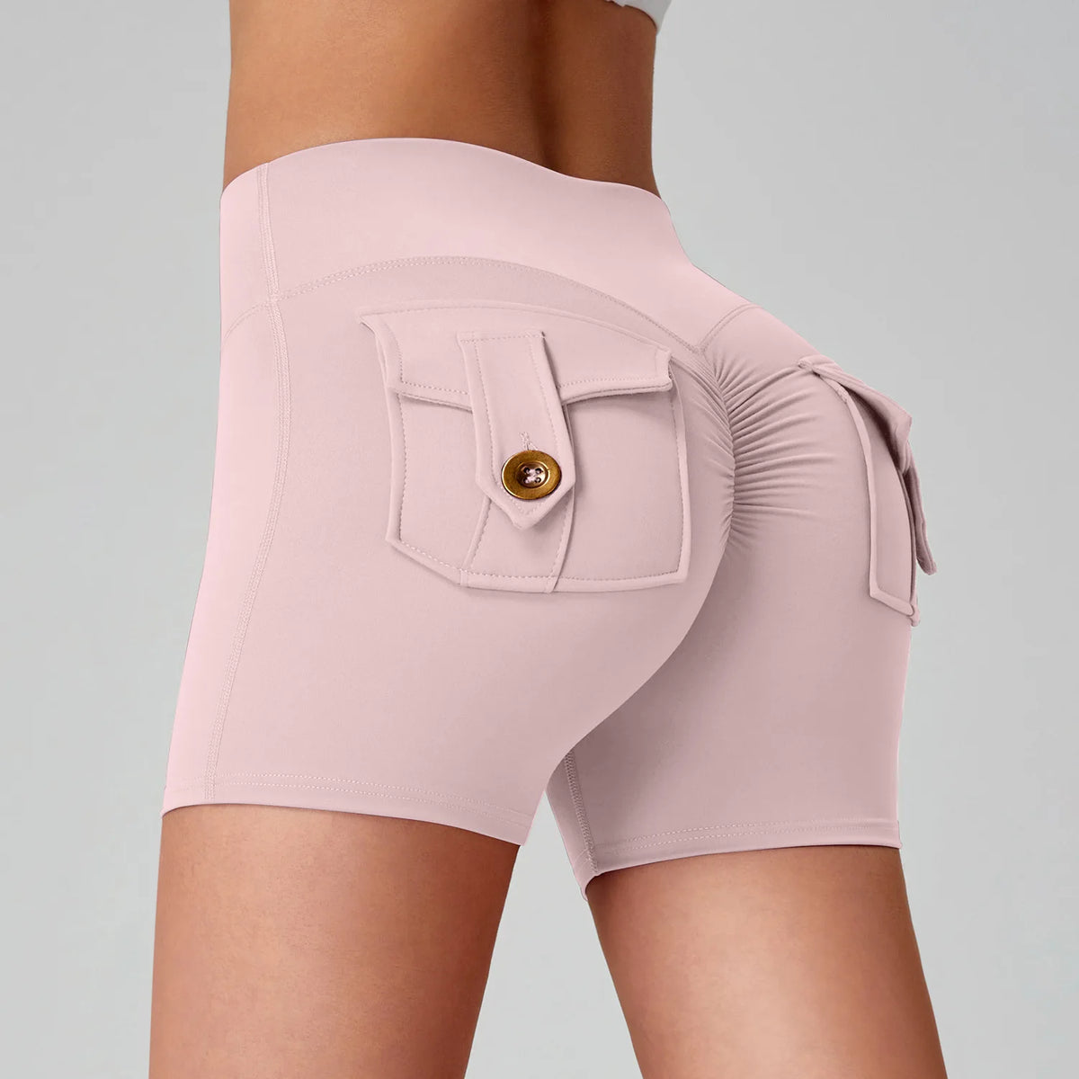 Cargo Pocket Booty Shorts