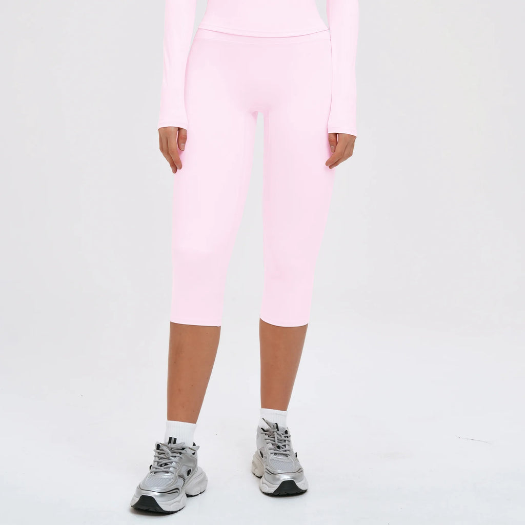 High-Waist Capri Yoga Leggings