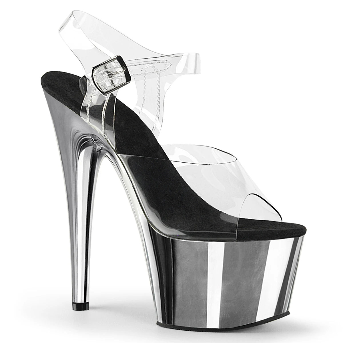 7 Inch  Buckle Platform Pole Dance Heels