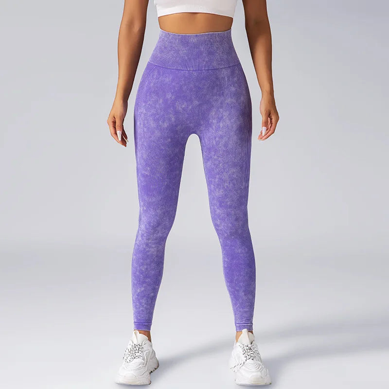 Women's Seamless Frosted Yoga Leggings
