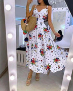 Tie-Front Midi Sundress