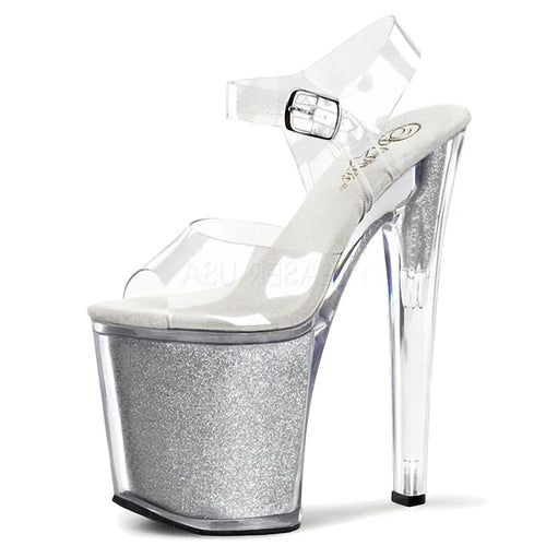 8 Inch Glitter Platform Pole Dance Sandals