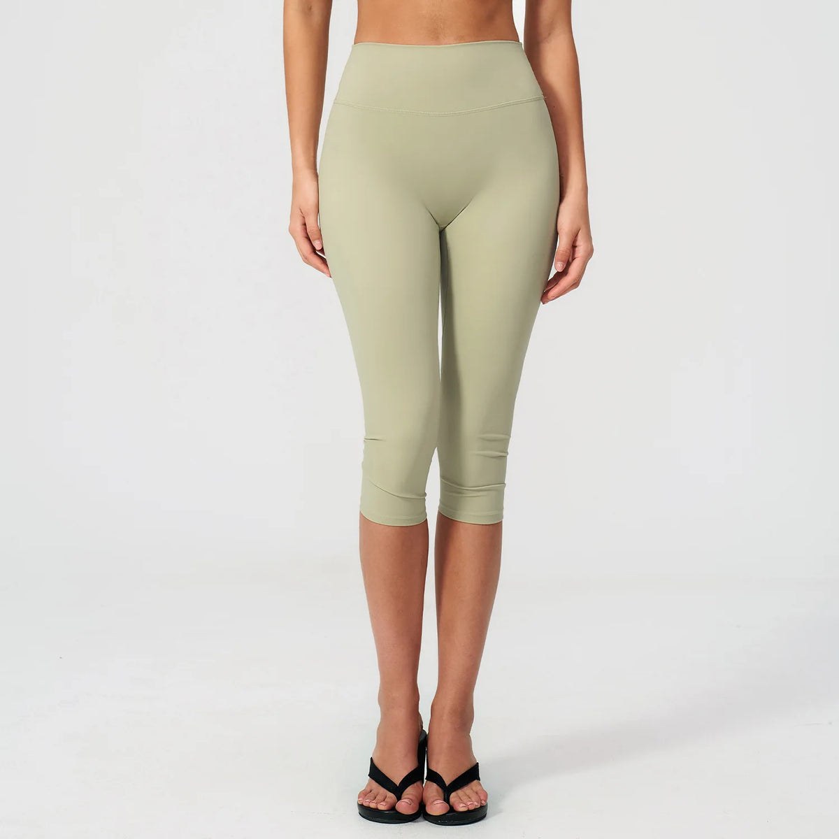 High-Waist Capri Yoga Leggings