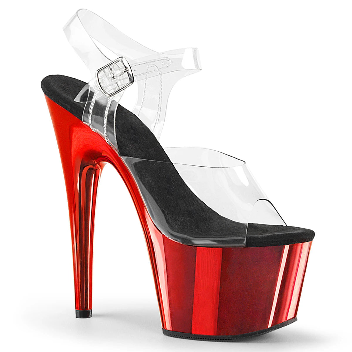 7 Inch  Buckle Platform Pole Dance Heels