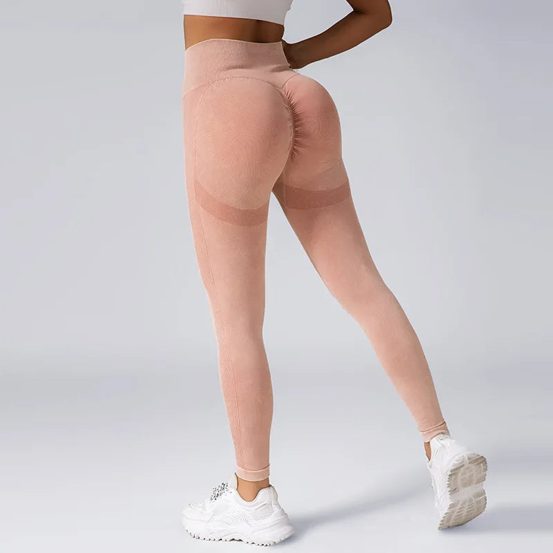 Women's Seamless Frosted Yoga Leggings