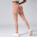 Women's Seamless Frosted Yoga Leggings