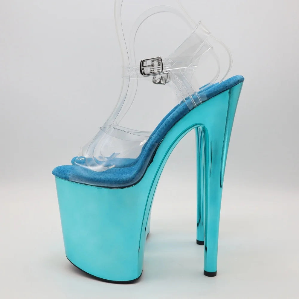 8 Inch Platform Stiletto Open Toe Sandals Pole Dance Heels