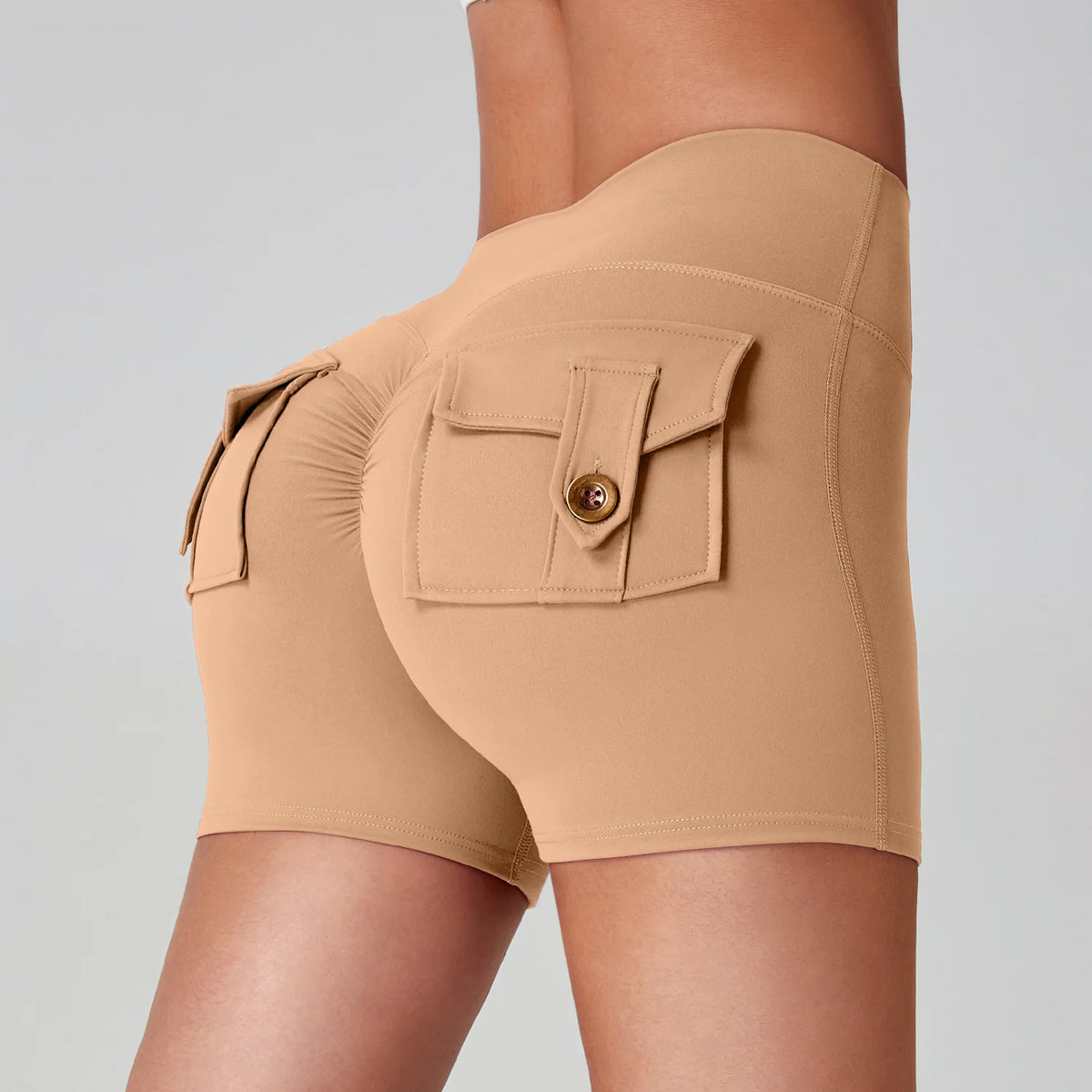 Cargo Pocket Booty Shorts