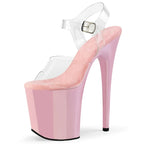 Platform Pole Sandals – 8" Heel | Peep Toe Ankle Strap