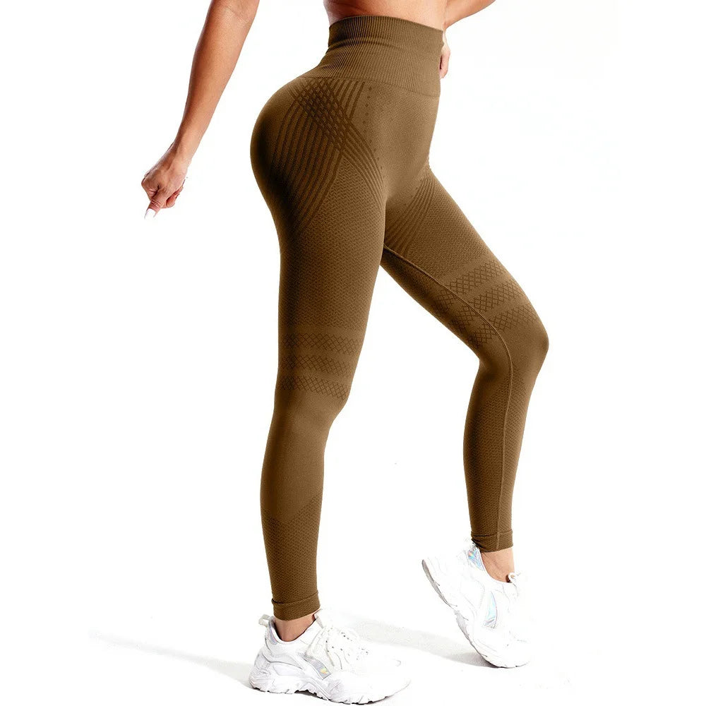 Seamless High-Waist Yoga Leggings