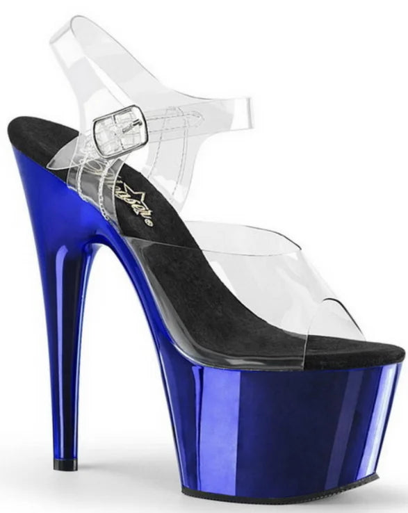 7 Inch  Buckle Platform Pole Dance Heels