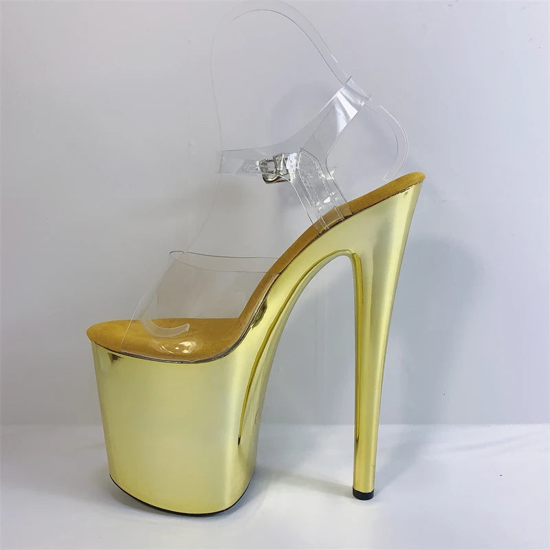 8 Inch Platform Stiletto Open Toe Sandals Pole Dance Heels