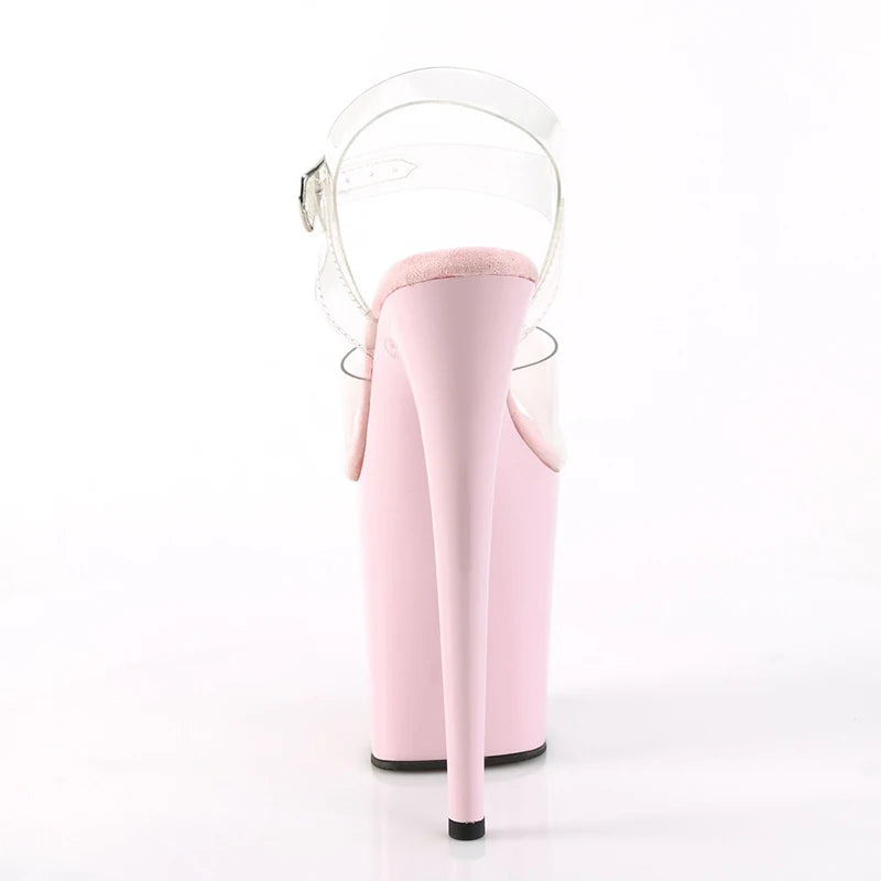 Platform Pole Sandals – 8" Heel | Peep Toe Ankle Strap