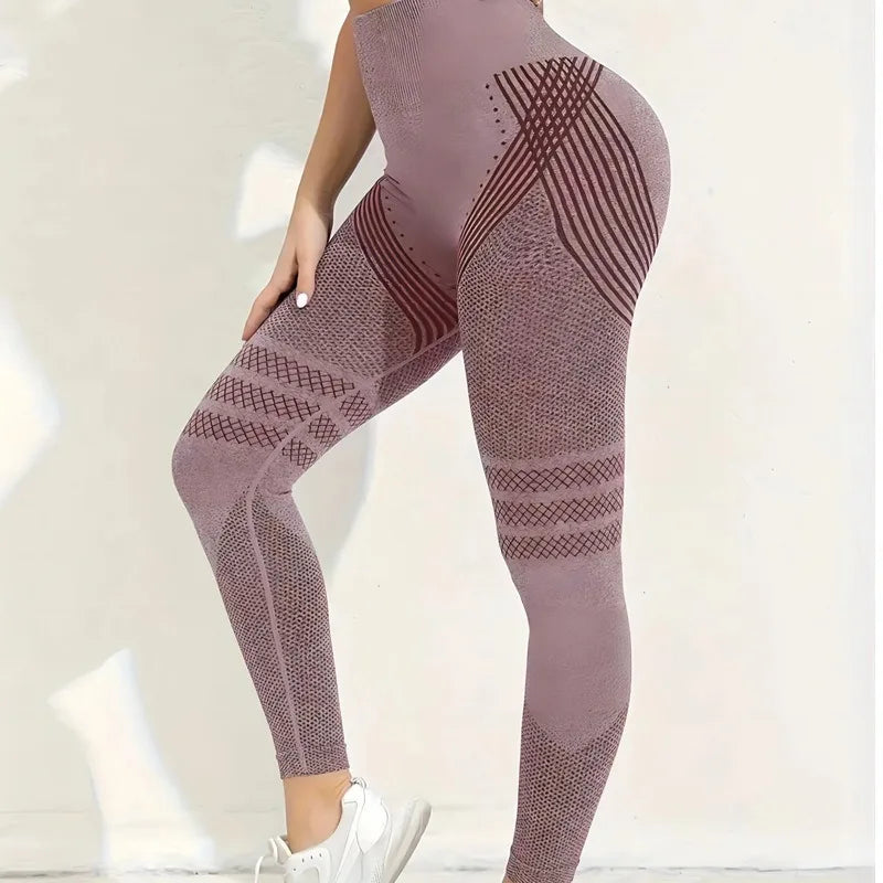 Seamless High-Waist Yoga Leggings