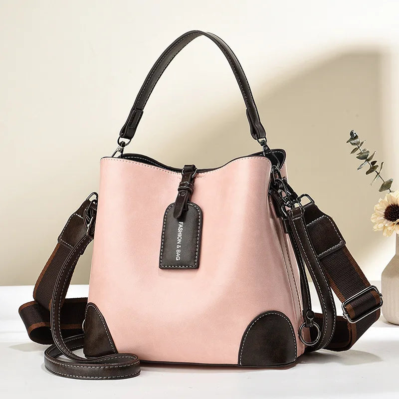Vegan Leather Crossbody Bag – Adjustable Shoulder Strap Handbag for Women