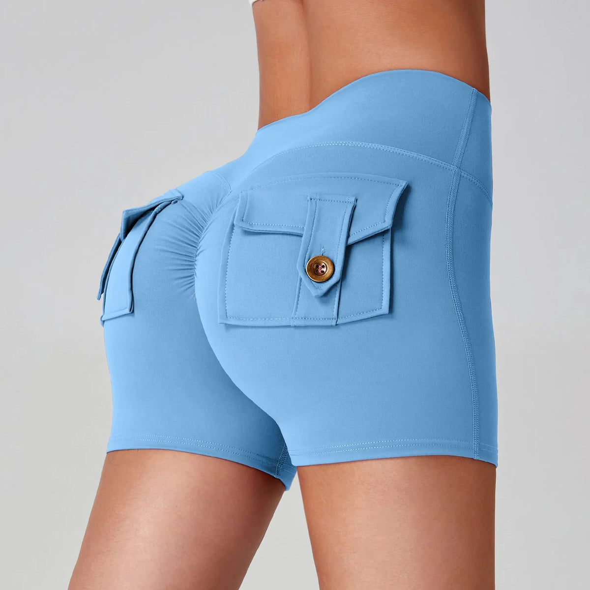 Cargo Pocket Booty Shorts
