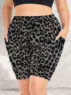 Curves High Waist Yoga Shorts