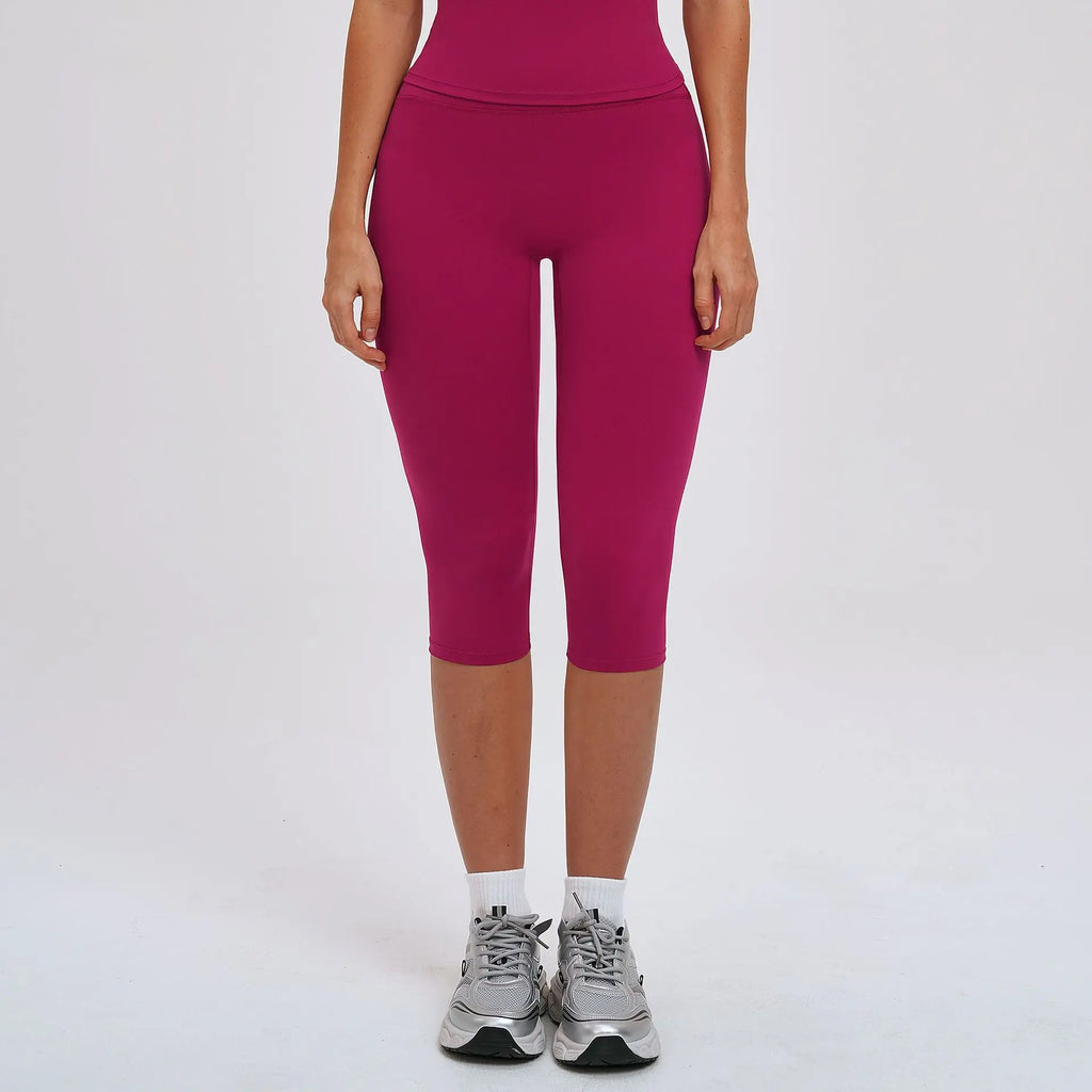 High-Waist Capri Yoga Leggings