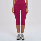 High-Waist Capri Yoga Leggings